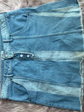 Y2K William Rast Light Blue Denim Mini Skirt